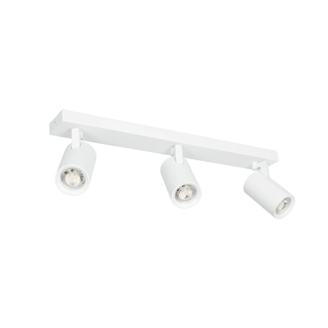 kelvo® SPOTA KLV-101-0139 Μοντέρνο Κινούμενο Φωτιστικό Σποτ Οροφής με Ντουί 3 x GU10 90° AC 220-240V IP20 - Λευκό Ματ - Μ48 x Π6.2 x Υ14cm - 3 kelvo® SPOTA KLV-101-0139 Μοντέρνο Κινούμενο Φωτιστικό Σποτ Οροφής με Ντουί 3 x GU10 90° AC 220-240V IP20 - Λευκό Ματ - Μ48 x Π6.2 x Υ14cm - 3