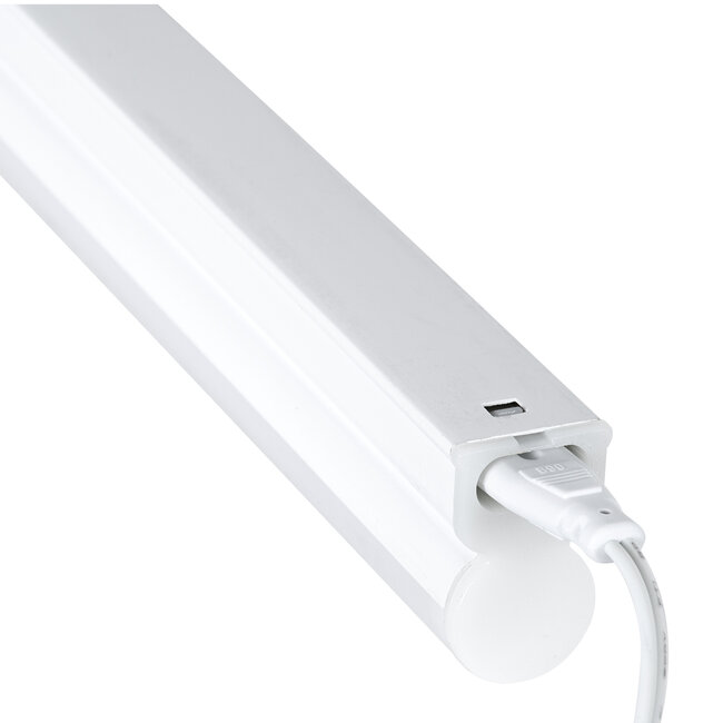 TUBO 60792 Γραμμικό Φωτιστικό Οροφής Linear LED Τύπου T5 Επεκτεινόμενο 18W 1728lm 180° AC 220-240V IP20 Πάγκου Κουζίνας με Διακόπτη On/Off Μ120 x Π2.2 x Υ3.5cm Θερμό Λευκό 2700K - Λευκό - 3 Years Warranty - 5