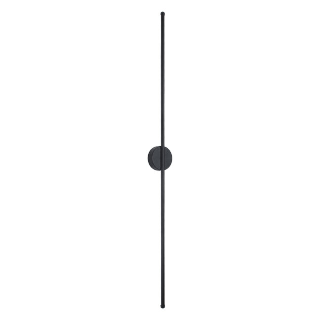 DIADEM 61333 Φωτιστικό Τοίχου - Απλίκα Design LED CCT 18W 2160lm 120° AC 220-240V - Εναλλαγή Φωτισμού μέσω Διακόπτη On/Off All In One Ψυχρό 6000k+Φυσικό 4500k+Θερμό 2700k Μ10 x Π4 x Υ120cm - Μαύρο - 3 Years Warranty - 3