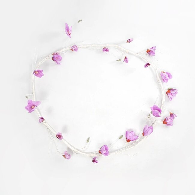 Artificial Garden MAGNOLIA FLOWER VINE 21471 Τεχνητό Διακοσμητικό Φυτό Λευκή & Ροζ Μανόλια Μ20 x Π20 x Υ300cm