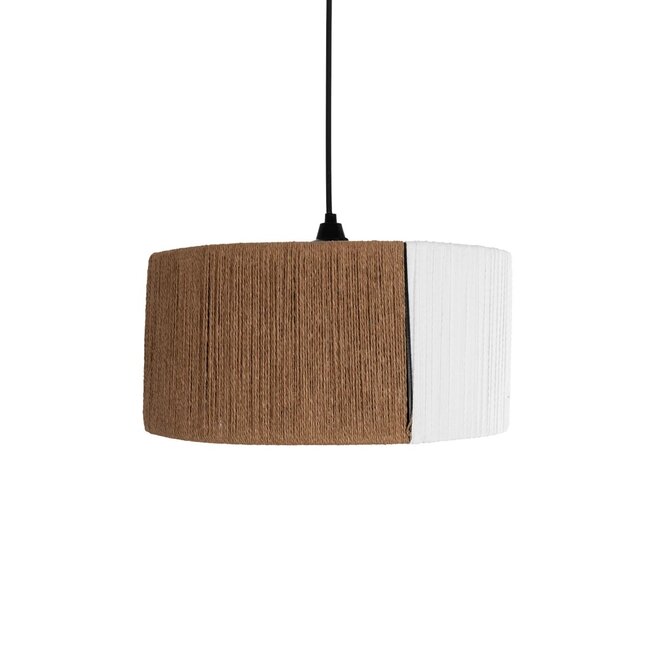 TAG 205-0059 Boho Κρεμαστό Φωτιστικό Οροφής με Ντουί 1 x E27 AC 220-240V IP20 - Λευκό & Καφέ - M30 x Π30 x Υ18cm - 5 TAG 205-0059 Boho Κρεμαστό Φωτιστικό Οροφής με Ντουί 1 x E27 AC 220-240V IP20 - Λευκό & Καφέ - M30 x Π30 x Υ18cm - 5