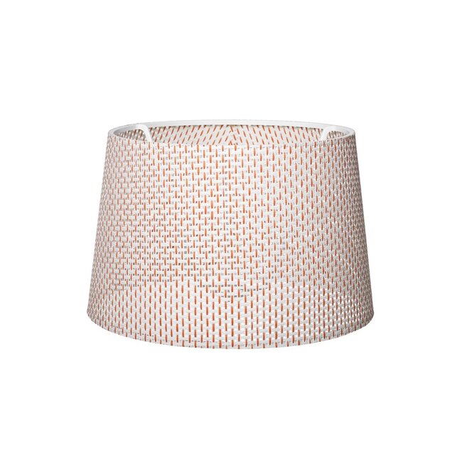 COVER 203-0263 Μοντέρνο Φωτιστικό Καπέλο Μπέζ Διάτρητο Ύφασμα - Μ38 x Π38 x Υ30cm