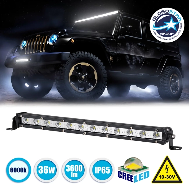 85451 PRO Series Μπάρα Ίσια - Straight για Αυτοκίνητα & Φορτηγά LED CREE XBD 36W 3600lm DC 10-30V Αδιάβροχη IP65 Ψυχρό Λευκό 6000K 85451 PRO Series Μπάρα Ίσια - Straight για Αυτοκίνητα & Φορτηγά LED CREE XBD 36W 3600lm DC 10-30V Αδιάβροχη IP65 Ψυχρό Λευκό 6000K