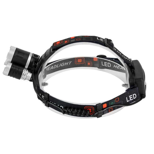 79057 Φακός Κεφαλής Επαναφορτιζόμενος LED CREE XML2-T6 Chip 30 Watt 3000 lm με 2 x 18650 Μπαταρίες 6000Mah Ψυχρό Λευκό 6000 K - 4 79057 Φακός Κεφαλής Επαναφορτιζόμενος LED CREE XML2-T6 Chip 30 Watt 3000 lm με 2 x 18650 Μπαταρίες 6000Mah Ψυχρό Λευκό 6000 K - 4