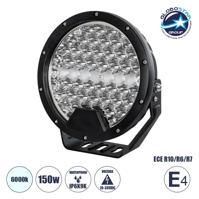 85337 E4 Mark Vehicle & JEEP Work Lights - Φώτα Εργασίας για Οχήματα και JEEP LED High Power 150W DC 10-30V Αδιάβροχo IP6K9K Ψυχρό Λευκό 6000K M22 x Π7 x Υ23.5cm 85337 E4 Mark Vehicle & JEEP Work Lights - Φώτα Εργασίας για Οχήματα και JEEP LED High Power 150W DC 10-30V Αδιάβροχo IP6K9K Ψυχρό Λευκό 6000K M22 x Π7 x Υ23.5cm