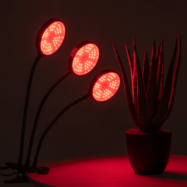 79652 Grow Light Full Spectrum LED Φωτιστικό Ανάπτυξης Φυτών Γλάστρας με 3 Κινούμενες Κεφαλές & Βάση Clip SMD 2835 15W 160° DC 5V IP20 με Dimmer & Timer Εσωτερικού Χώρου για Κάλυψη Επιφάνειας 1m x 1m Πλήρους Φάσματος Φωτισμού - 13