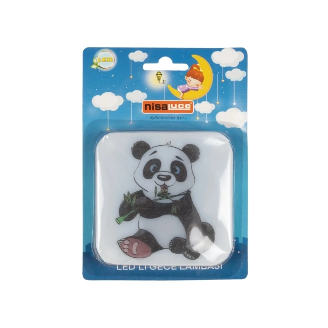 KIDDO 202-0007 Παιδικό Φωτιστικό Νυκτός LED 1W 95lm 360° AC220-240V IP20 Ψυχρό Λευκό 6000K - Μ5.5 x Π5.5 x Υ8cm - 2 Χρόνια Εγγύηση - 6