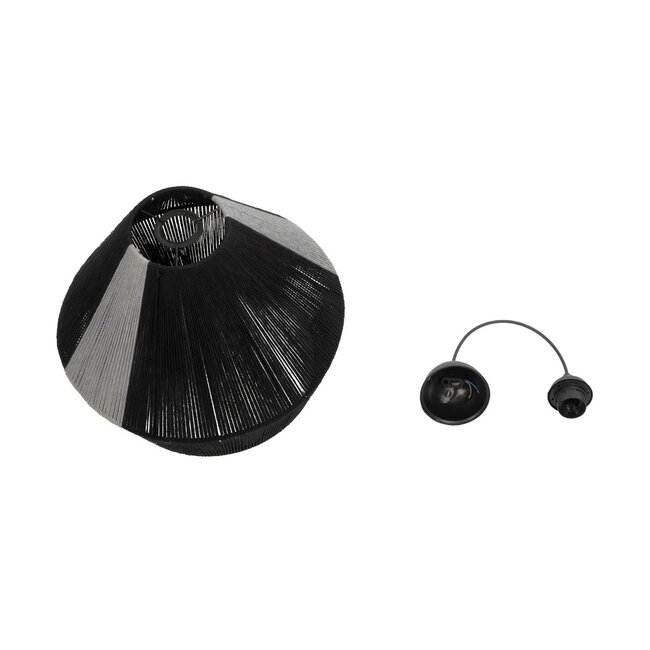 ANGULUS 205-0021 Boho Κρεμαστό Φωτιστικό Οροφής με Ντουί 1 x E27 AC 220-240V IP20 - Μαύρο & Γκρι - M40 x Π40 x Υ35cm - 11 ANGULUS 205-0021 Boho Κρεμαστό Φωτιστικό Οροφής με Ντουί 1 x E27 AC 220-240V IP20 - Μαύρο & Γκρι - M40 x Π40 x Υ35cm - 11
