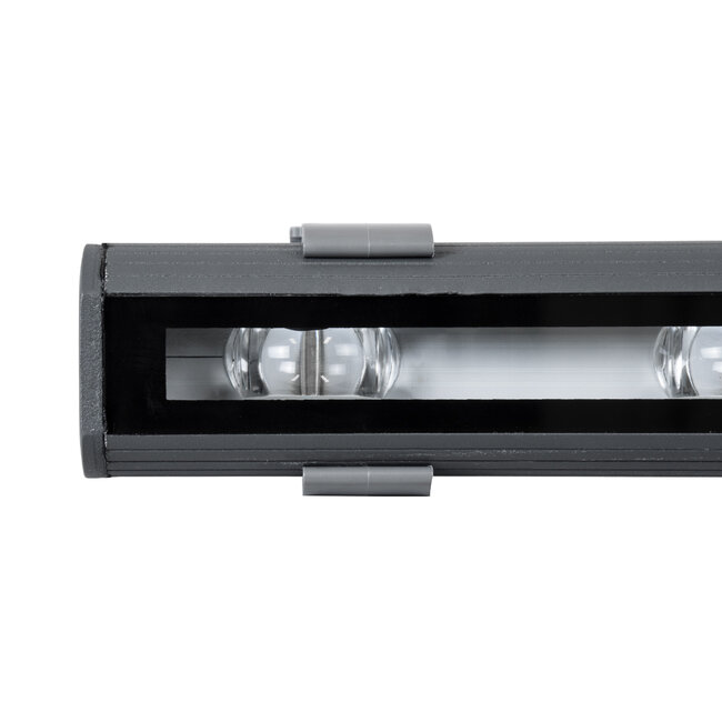  WINDOWBARI 90539 Φωτιστικό Ανάδειξης Παραθύρων LED 12W 960lm 8° x 180° DC 24V Αδιάβροχο IP67 Μπλε Dimmable - CREE XPE Chip - Γκρι Ανθρακί - Μ30 x Π4 x Υ3.5cm - 3 Χρόνια Εγγύηση - 9