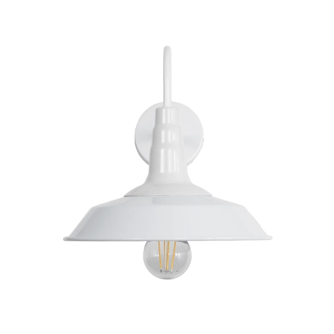 RAY 01066 Vintage Φωτιστικό Τοίχου - Απλίκα με Ντουί 1 x E27 AC 220-240V IP20 - Λευκό - Μ26 x Π37 x Υ32cm RAY 01066 Vintage Φωτιστικό Τοίχου - Απλίκα με Ντουί 1 x E27 AC 220-240V IP20 - Λευκό - Μ26 x Π37 x Υ32cm