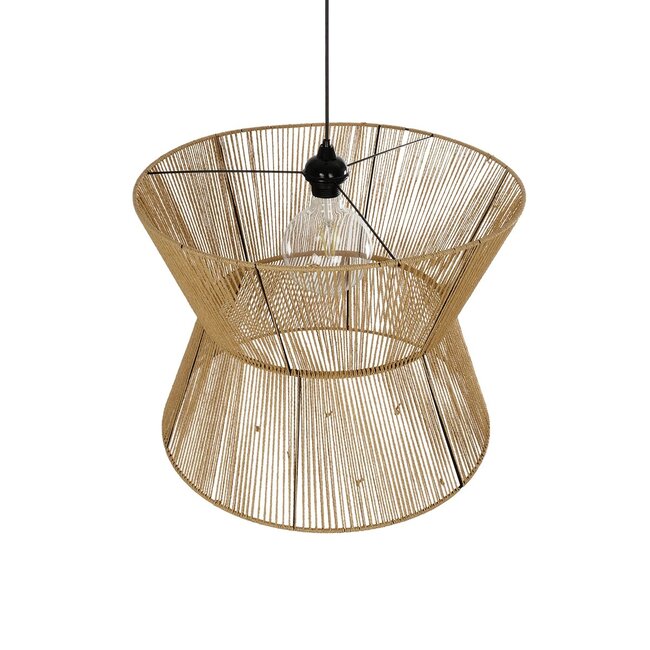 UPCONE 205-0056 Boho Κρεμαστό Φωτιστικό Οροφής με Ντουί 1 x E27 AC 220-240V IP20 - Μπεζ - M50 x Π50 x 43cm - 7