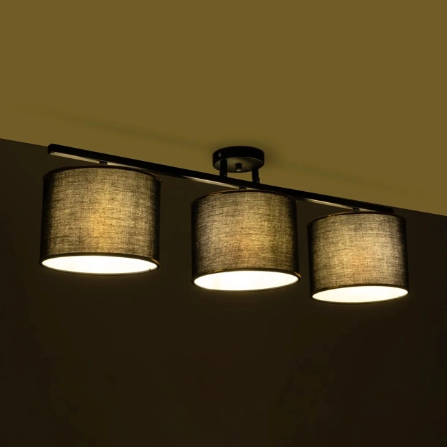 GLOWEN 201-0086 Vintage Φωτιστικό Οροφής με Ντουί 3 x E27 AC 220-240V IP20 - Μαύρο & Χρυσό - Μ80 x Π20 x Υ20cm GLOWEN 201-0086 Vintage Φωτιστικό Οροφής με Ντουί 3 x E27 AC 220-240V IP20 - Μαύρο & Χρυσό - Μ80 x Π20 x Υ20cm