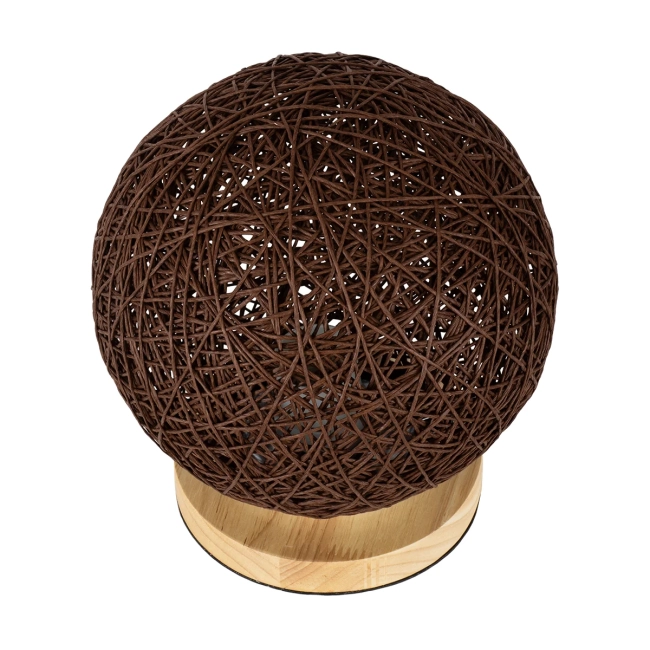OCEANA 01337 Boho Επιτραπέζιο Φωτιστικό Πορτατίφ με Ντουί 1 x E27 AC 220-240V IP20 - Καφέ & Μπεζ - M20 x Π20 x Υ22cm OCEANA 01337 Boho Επιτραπέζιο Φωτιστικό Πορτατίφ με Ντουί 1 x E27 AC 220-240V IP20 - Καφέ & Μπεζ - M20 x Π20 x Υ22cm