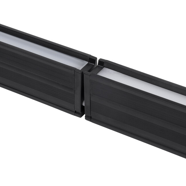 OFFICE 61024 Γραμμικό Φωτιστικό Οροφής Linear LED CCT 18W 2200lm 120° AC 220-240V Μ120 x Π2 x Υ4cm Φυσικό Λευκό 4500K - Μαύρο - 9