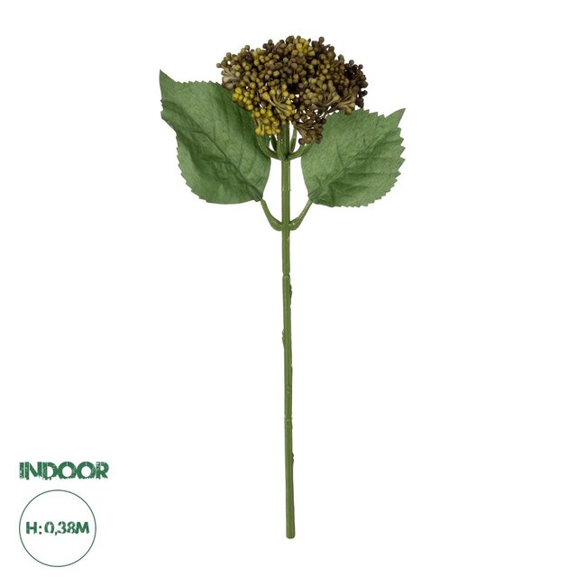 Artificial Garden BROWN SEDUM BRANCH 21341 Τεχνητό Διακοσμητικό Κλαδί Καφε Σέδο Y38cm