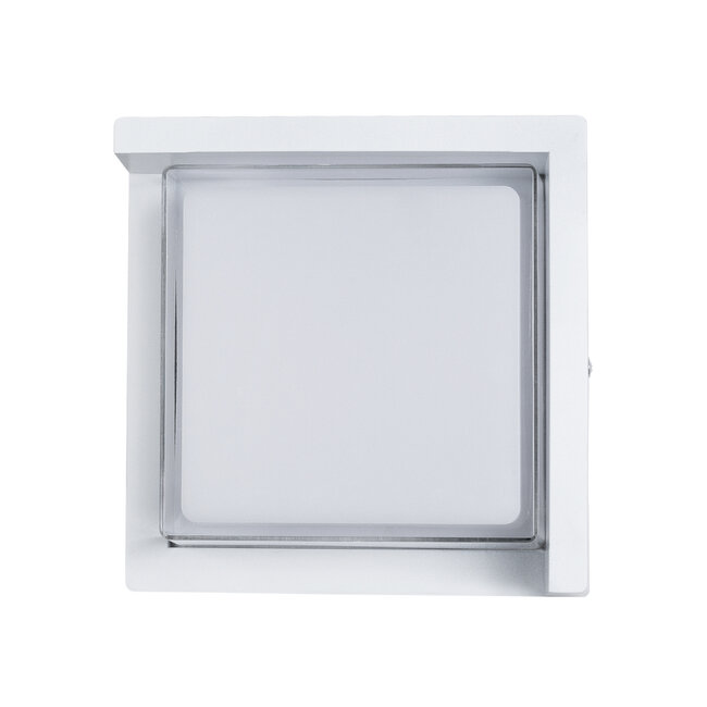 APEX 60772 Φωτιστικό Τοίχου - Απλίκα Αρχιτεκτονικού Φωτισμού Εσωτερικού/Εξωτερικού Χώρου Up or Down LED 10W 1050lm 120° AC175-265V Αδιάβροχο IP65 - Πλαστικό Σώμα - Φυσικό λευκό 4500K - Μ17 x Π17 x Υ9cm - Λευκό - Bridgelux Chip - 3 Χρόνια Εγγύηση