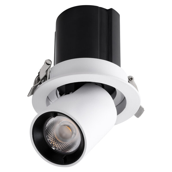 VIRGO-S 60303 Χωνευτό LED Spot Downlight TrimLess Φ9cm 7W 875lm 36° AC 220-240V IP20 Φ9cm x Υ9cm - Στρόγγυλο - Λευκό με Μαύρο Κάτοπτρο - Θερμό Λευκό 2700K - Bridgelux COB - 5 Years Warranty VIRGO-S 60303 Χωνευτό LED Spot Downlight TrimLess Φ9cm 7W 875lm 36° AC 220-240V IP20 Φ9cm x Υ9cm - Στρόγγυλο - Λευκό με Μαύρο Κάτοπτρο - Θερμό Λευκό 2700K - Bridgelux COB - 5 Years Warranty