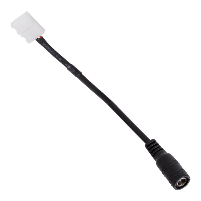 70739 Ταχυσύνδεσμος Τροφοδοσίας IP20 - Strip To Power Connector 5.5*2.1 για Ένωση 1 x Μονόχρωμη Ταινία LED Πλάτους 8mm - 5