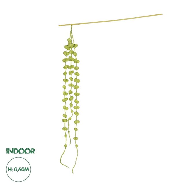Artificial Garden GREEN AMARANTHUS FRUIT BRANCH 21453Τεχνητό Διακοσμητικό Κλαδί Πράσινος Αμάρανθος Y60cm