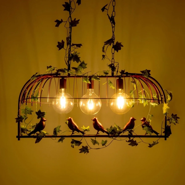 NEST 01648 Vintage Κρεμαστό Φωτιστικό Οροφής με Ντουί 3 x E27 AC 220-240V IP20 - Χάλκινο & Πράσινο - Μ86 x Π37 x Y40cm NEST 01648 Vintage Κρεμαστό Φωτιστικό Οροφής με Ντουί 3 x E27 AC 220-240V IP20 - Χάλκινο & Πράσινο - Μ86 x Π37 x Y40cm