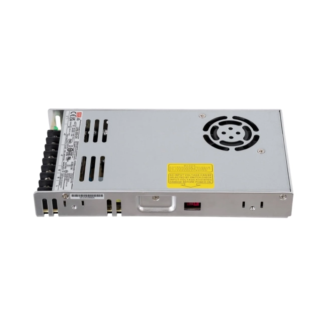  MEANWELL-LRS350-24 61531 Τροφοδοτικό/Μετασχηματιστής Class II PELV 350W 14.6A DC 24V IP20 - AC 220-240V σε DC 24V / Ρυθμιζόμενo από DC 21.6V έως DC 28.8V - Μ21.5 x Π11.5 x Υ3cm - 3 Χρόνια Εγγύηση - 4