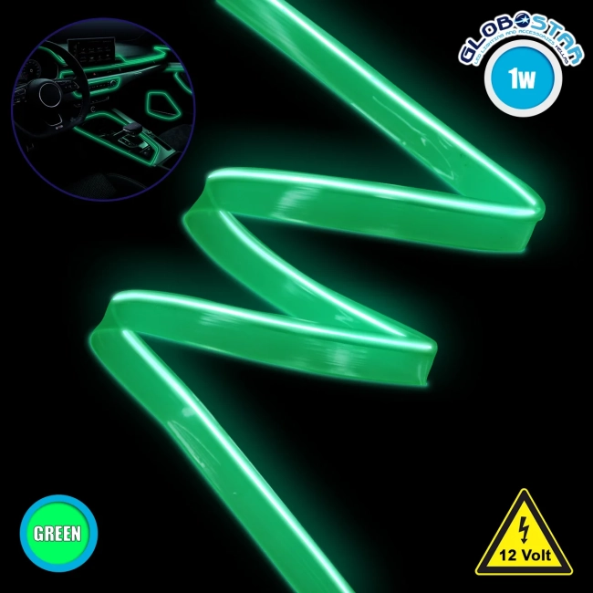 Εύκαμπτο φωτιζόμενο καλώδιο Neon Πράσινο 08009 Εύκαμπτο φωτιζόμενο καλώδιο Neon Πράσινο 08009