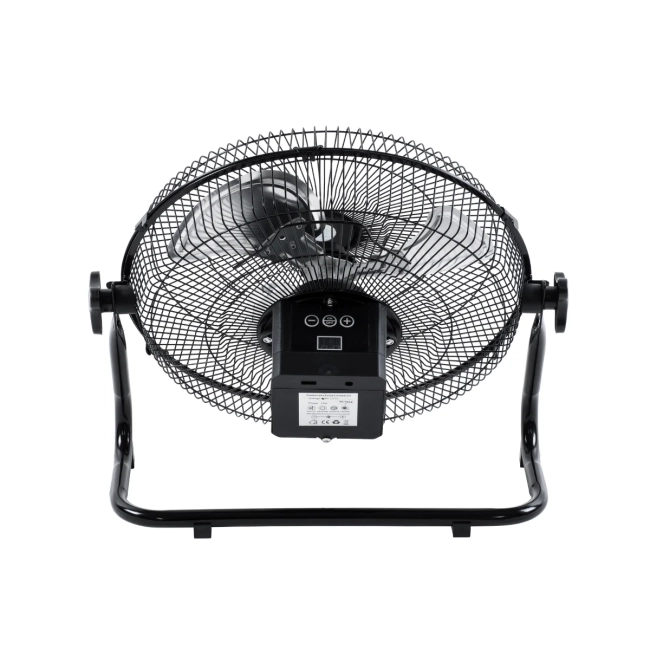 SOLARO-FAN 85352 Solar Fan Αυτόνομος Ηλιακός Επιδαπέδιος Ανεμιστήρας 25W 2 Λειτουργιών Ρεύματος με AC 220-240V ή με Φωτοβολταϊκό Panel 9V 12W & Επαναφορτιζόμενη Μπαταρία Li-ion 7.4V 4400mAh - 12 Ταχύτητες - Ενσωματωμένο USB 2.0 Charger Συσκευών - IP20 - Μ42 x Π20 x Υ35cm - Μαύρο & Ασημί - 2 Years Wa - 5