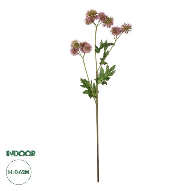 Artificial Garden PURPLE DANDELION BOUQET 21364 Τεχνητό Διακοσμητικό Ταραξάκο Μπουκέτο Y62cm