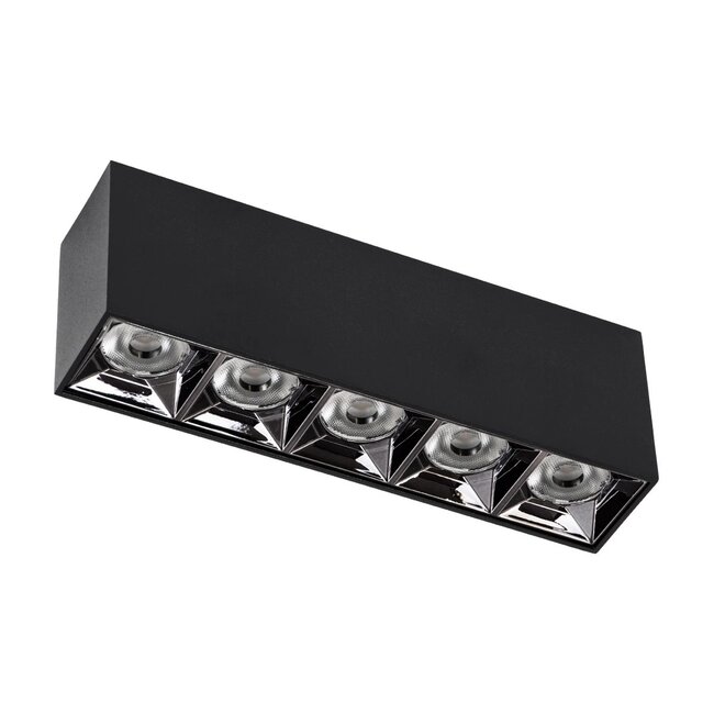 kelvo® LUMINAR KLV-101-0333 Φωτιστικό Downlight Σποτ LED 20W 2800lm 36° AC 220-240V IP20 Φυσικό Λευκό 4500K - Osram SMD Chip & TÜV SÜD Driver - Μαύρο Ματ - Μ19.5 x Π4.2 x Υ6.6cm - 5 Χρόνια Εγγύηση - 3