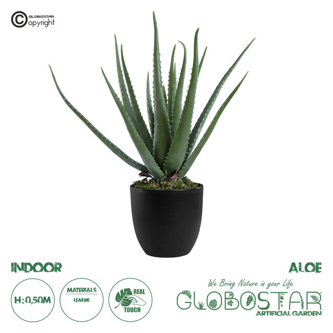 Artificial Garden ALOE 20065 Τεχνητό Διακοσμητικό Φυτό Αλόη Υ50cm
