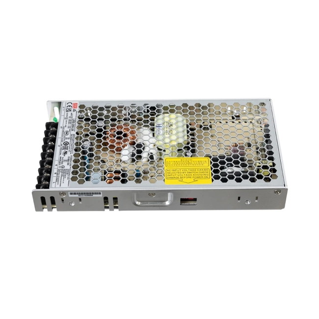  MEANWELL-LRS200-24 90783 Τροφοδοτικό/Μετασχηματιστής Class I PELV 200W 8.8A AC 220-240V σε DC 24V IP20 - Ρυθμιζόμενo από DC 21.6V έως DC 28.8V - Ασημί - Μ21.5 x Π11.5 x Υ3cm - 3 Χρόνια Εγγύηση - 4