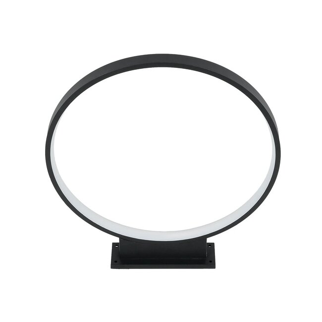 LUNEA GLB-103-0009 Φωτιστικό Κολωνάκι Κήπου LED 15W 1350lm 120° AC 220-240V Αδιάβροχο IP65 Θερμό Λευκό 2700K - Sanan SMD Chip - Μαύρο Ματ - Μ45 x Π7 x Υ50cm - 3 Χρόνια Εγγύηση - 7