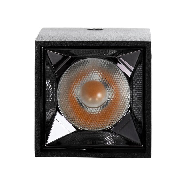 kelvo® LUMINAR KLV-101-0323 Φωτιστικό Downlight Σποτ LED 3W 405lm 36° AC 220-240V IP20 Θερμό Λευκό 2700K - Osram SMD Chip & TÜV SÜD Driver - Μαύρο Ματ - Μ4.2 x Π4.2 x Υ6.6cm - 5 Χρόνια Εγγύηση - 7