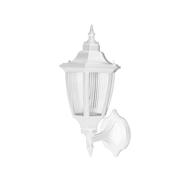 ENGLAND 202-0012 VINTAGE WALL LIGHT 1 X E27 IP44 - WHITE PLASTIC - L20 X W20 X Υ30CM