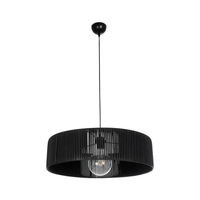  KYCLOS 203-0046 Boho Κρεμαστό Φωτιστικό Οροφής με Ντουί 1 x E27 AC 220-240V IP20 - Μαύρο - M55 x Π55 x Υ20cm - 4