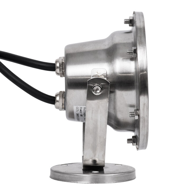 UNDERWATER-DINA 90677 Υποβρύχιο Φωτιστικό Σποτ Ειδικό για Σιντριβάνια LED 9W 945lm 30° DC 24V Αδιάβροχο IP68 Φ12 x Υ14cm Πολύχρωμο RGBW DMX512 - Ανοξείδωτο Ατσάλι - 3 Years Warranty