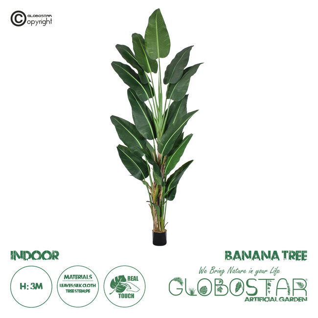 Artificial Garden BANANA TREE 20382 Τεχνητό Διακοσμητικό Φυτό Μπανανιά Υ300cm Artificial Garden BANANA TREE 20382 Τεχνητό Διακοσμητικό Φυτό Μπανανιά Υ300cm
