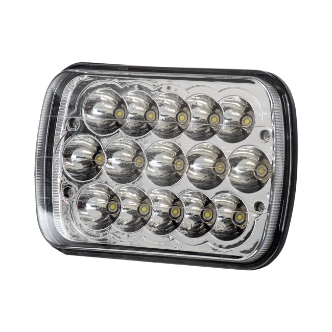 85421 Φανάρι JEEP WRANGLER Βασικού Φωτισμού H4 H/L LED CREE CXB COB 45W 4500lm DC 9-80V Αδιάβροχο IP67 Ψυχρό Λευκό 6000K Μ17 x Π11 x Υ5.5cm - 6