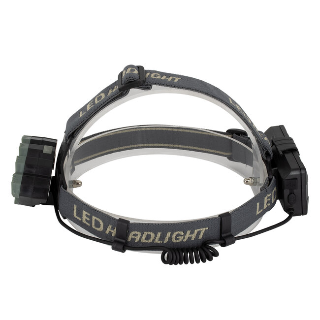 79062 Φακός Κεφαλής Επαναφορτιζόμενος LED CREE XML2-T6 Chip 60 Watt 6000lm με 2 x 18650 Μπαταρίες 13600mAh Ψυχρό Λευκό 6000K - 4