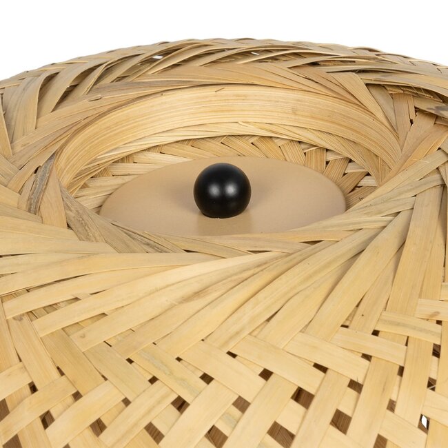 SELVA 01995 Boho Επιτραπέζιο Φωτιστικό Πορτατίφ με Ντουί 1 x E27 AC 220-240V IP20 - Μπεζ - Μ30 x Π30 x Υ45cm - 8