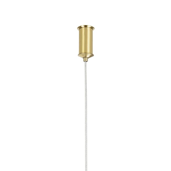 kelvo® GLOW KLV-101-0167 Κρεμαστό Φωτιστικό Οροφής LED 45W 4500lm 360° AC 220-240V IP20 Ρυθμιζόμενο Λευκό CCT με Χειριστήριο από 2700K έως 6000K Dimmable - Lumileds SMD Chip - Χρυσό Πλατίνα - Μ180 x Π30 x Υ40cm - 3 Χρόνια Εγγύηση - 11