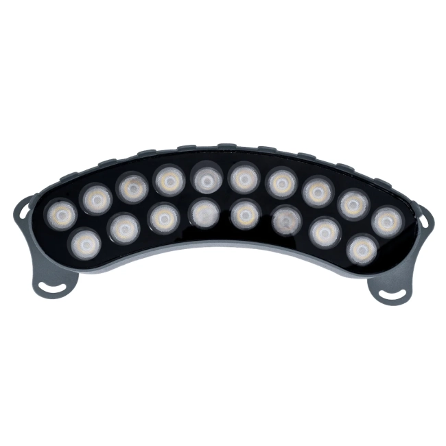 TREELIGHT-KINA 90685 Κυρτή Μπάρα Φωτισμού Wall Washer με Αντιθαμβωτική Γρίλια Ειδική για Φυτά - Δέντρα LED 18W 1710lm 30° DC 24V Αδιάβροχο IP65 Μ25 x Π6.5 x Υ6cm Φυσικό Λευκό 4500K - Γκρι Ανθρακί - 3 Years Warranty - 4