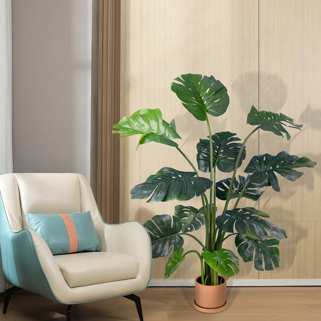 Artificial Garden MONSTERA 20003 Τεχνητό Διακοσμητικό Φυτό Μονστέρα Υ150cm - 5