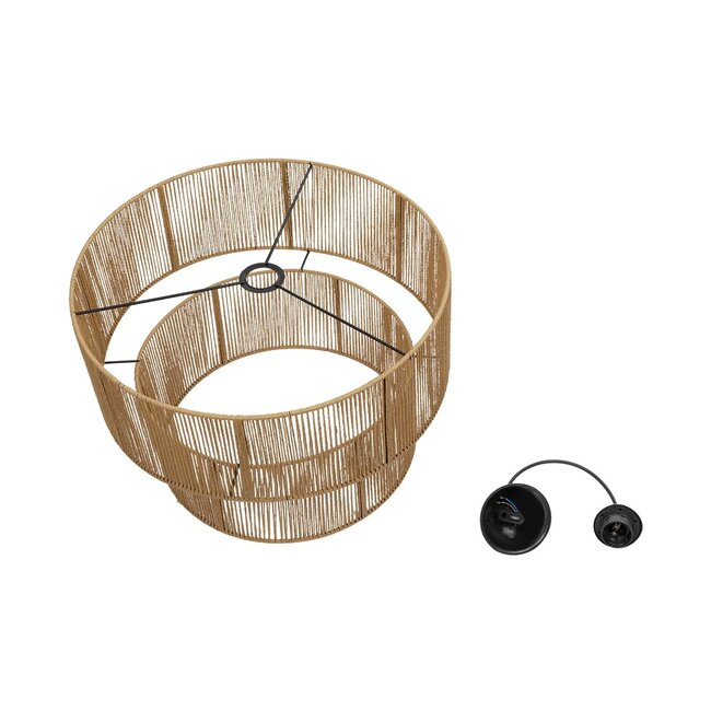 ROXXI 205-0020 Boho Κρεμαστό Φωτιστικό Οροφής με Ντουί 1 x E27 AC 220-240V IP20 - Μπεζ - M50 x Π50 x Υ36cm - 11 ROXXI 205-0020 Boho Κρεμαστό Φωτιστικό Οροφής με Ντουί 1 x E27 AC 220-240V IP20 - Μπεζ - M50 x Π50 x Υ36cm - 11