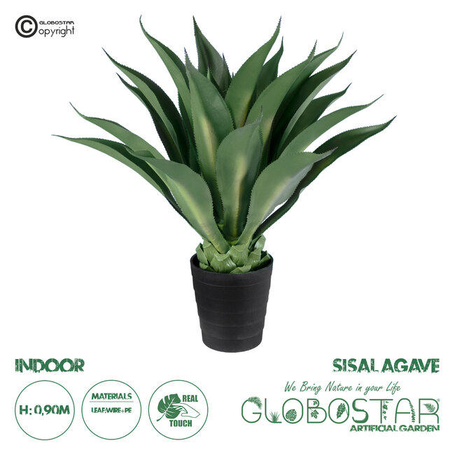 Artificial Garden SISAL AGAVE 20077 Τεχνητό Διακοσμητικό Φυτό Αγαύη Υ90cm