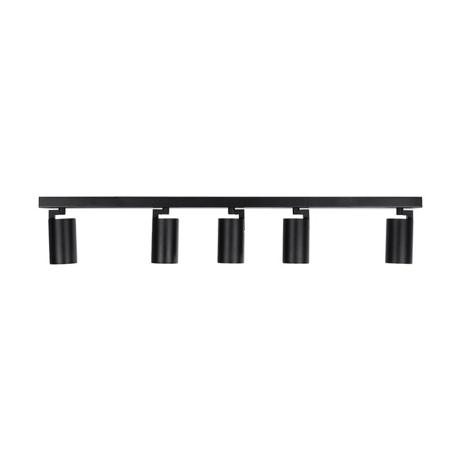 kelvo® SPOTA KLV-101-0142 Μοντέρνο Κινούμενο Φωτιστικό Σποτ Οροφής με Ντουί 5 x GU10 90° AC 220-240V IP20 - Μαύρο Ματ - Μ79.5 x Π6.3 x Υ14cm - 7 kelvo® SPOTA KLV-101-0142 Μοντέρνο Κινούμενο Φωτιστικό Σποτ Οροφής με Ντουί 5 x GU10 90° AC 220-240V IP20 - Μαύρο Ματ - Μ79.5 x Π6.3 x Υ14cm - 7
