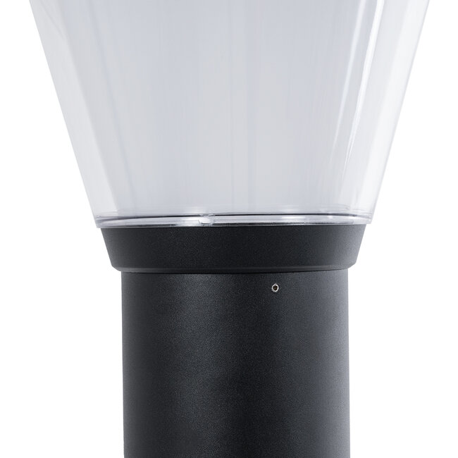 SOLARDIS 90523 LED Solar Bollard Light Κολωνάκι Κήπου Εξωτερικού Χώρου 10W 180lm 120° με Ενσωματωμένο Φωτοβολταϊκό Panel 6V 5W & Επαναφορτιζόμενη Μπαταρία Li-ion 3.2V 6000mAh με Αισθητήρα Ημέρας-Νύχτας - Αδιάβροχο IP65 Φ24 x Υ88cm Ψυχρό Λευκό 6000K - 8