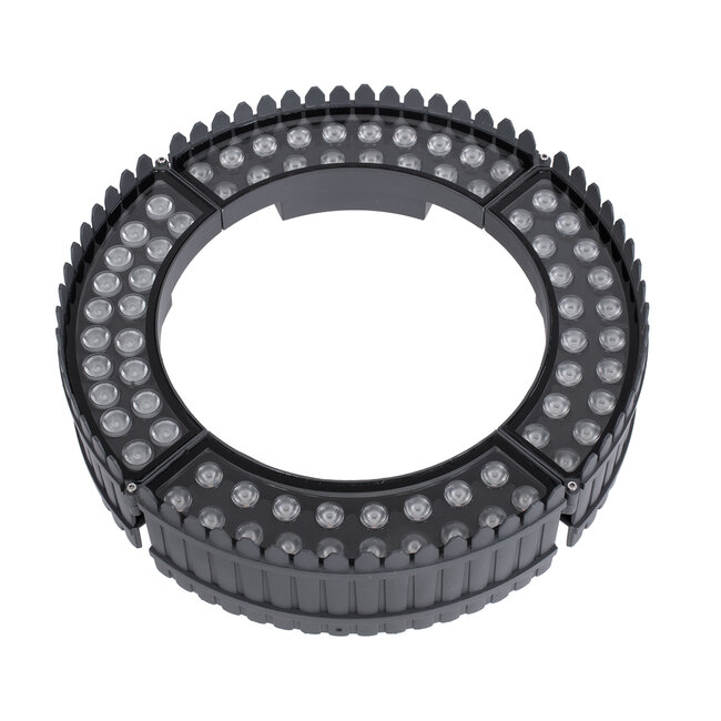 TREELIGHT-JINA 90695 Κυρτή Μπάρα Φωτισμού Wall Washer με Αντιθαμβωτική Γρίλια Ειδική για Φυτά - Δέντρα LED 18W 1530lm 10° DC 24V Αδιάβροχο IP67 L29 x W11 x H10.5cm RGBW DMX512 - Γκρι Ανθρακί - 3 Years Warranty - 8
