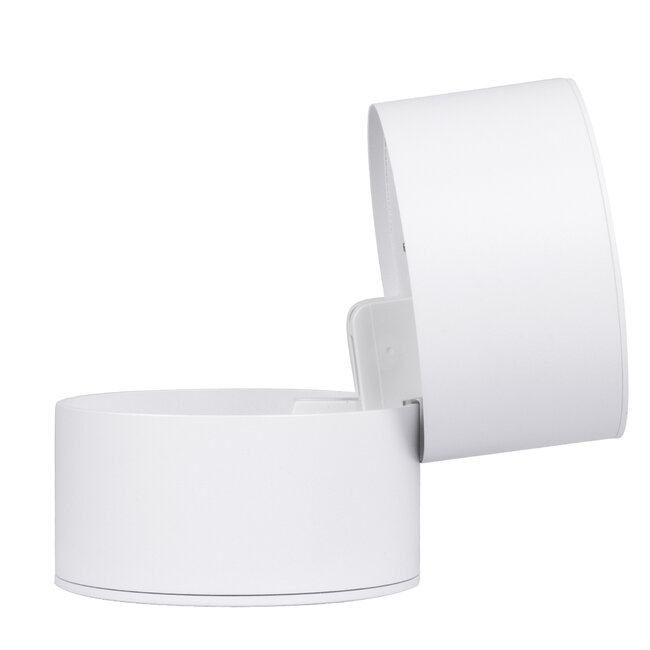 OMEGA-S 60298 Επιφανειακό LED Spot Downlight Φ10cm 12W 1560lm 36° AC 220-240V IP20 Φ10 x Υ10.5cm - Στρόγγυλο - Λευκό - Φυσικό Λευκό 4500K - Bridgelux COB - 5 Years Warranty - 7