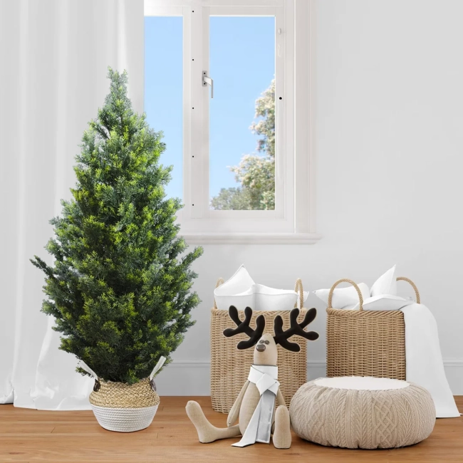 Artificial Garden CYPRESSUS LEYLANDII 20154 Τεχνητό Διακοσμητικό Φυτό Κυπαρίσσι Λέιλαντ Υ120cm - 4